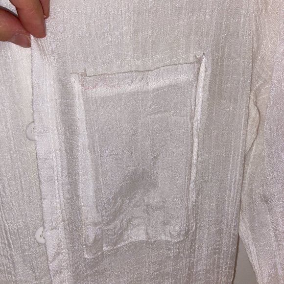 Maxi Dress Cover up | White - Picture 4 of 6